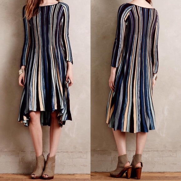 Anthropologie Moth Nora Striped Sweater 